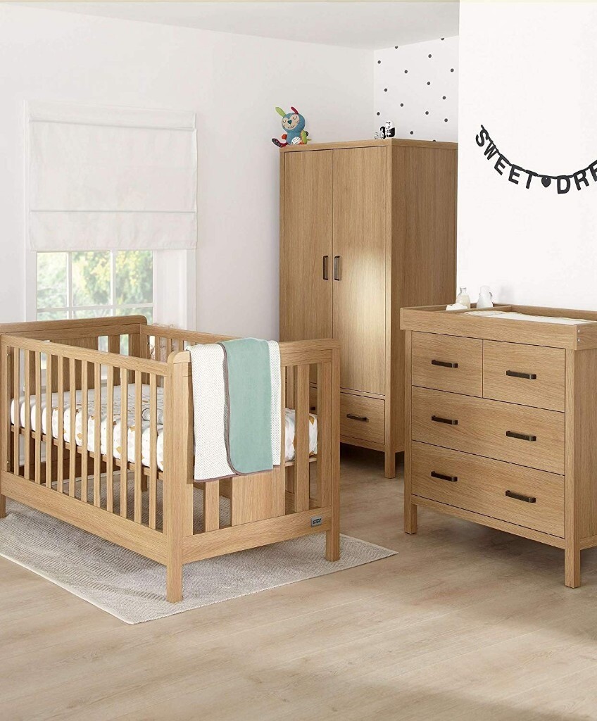 solid oak nursery furniture sets